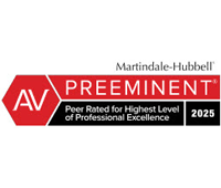Martindale - Hubbell | AV Preeminent 2025 | Peer Rated For Highest Level Of Professional Excellence
